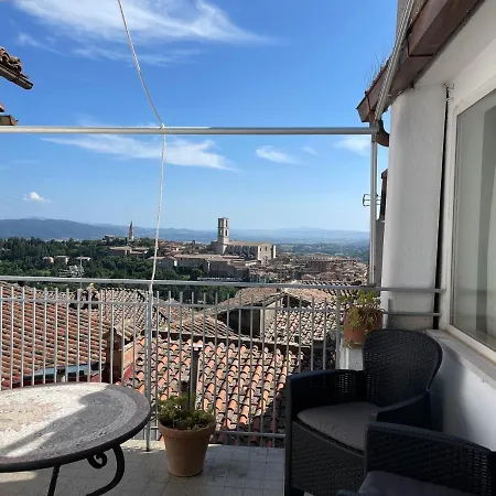 Attico Con Terrazzo Panoramico A 200 Mt Dal Duomo * Perugia